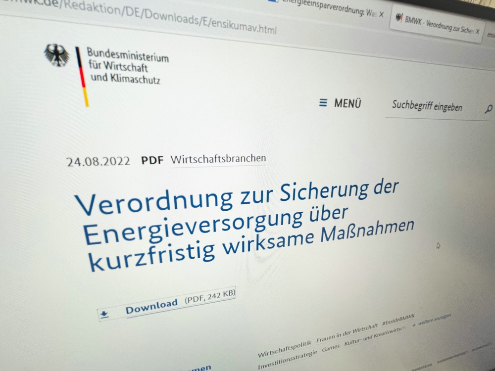 Neue Vorschriften zum Energiesparen von der Bundesregierung